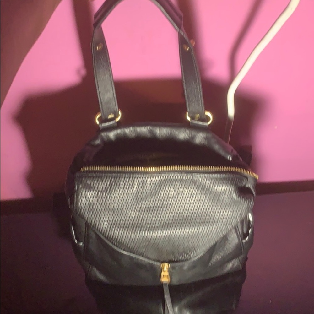 Black Leather Purse/Backpack, Great Leather